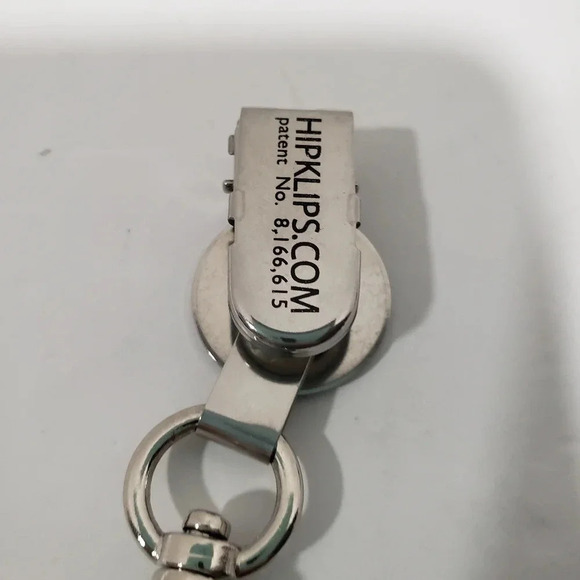 HipKlips Bag Zippered  Clip On Pouch Wallet /Phone Bag,Gray. - Picture 5 of 7